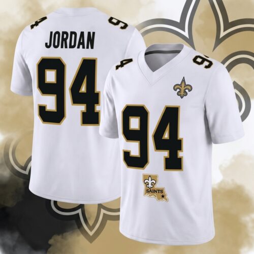Custom Printed New Orleans Saints All-Over Print Football Jersey Cameron Jordan