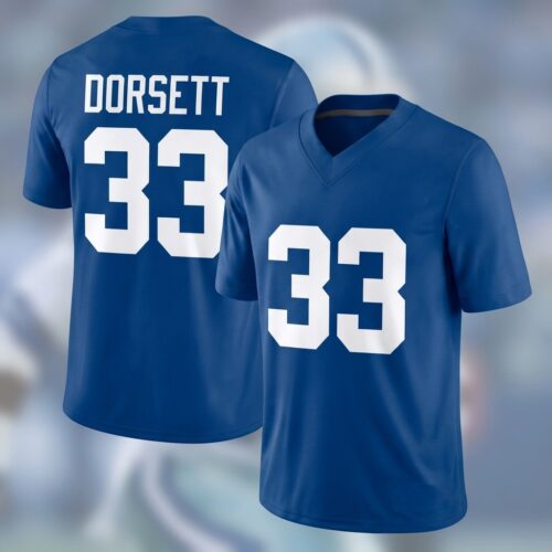 Dallas Cowboys #33 Tony Dorsett Light Blue Printed Football Jersey