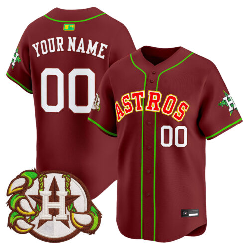 Houston Astros x Hopadillo Karbach Brewing Co. Vapor Premier Limited Custom Jersey - All Stitched