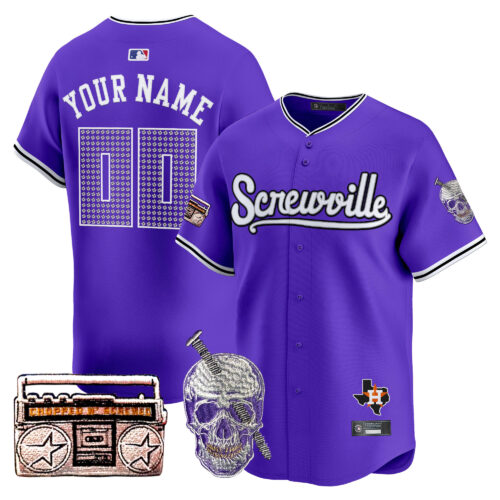 Houston Astros DJ Screw 2025 Vapor Premier Limited Custom Jersey - All Stitched