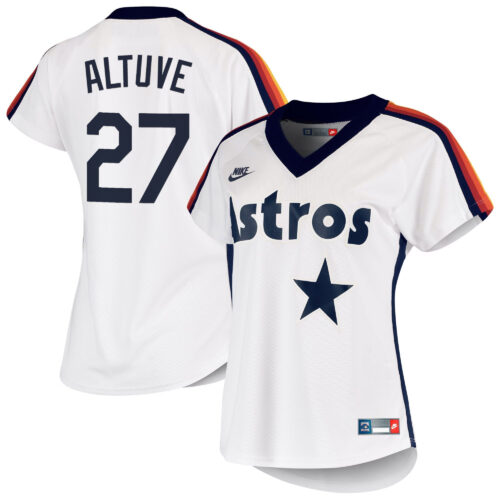 Women's Houston Astros Throwback Vapor Premier Limited Jersey - Women