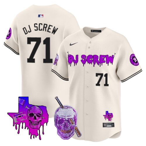 Men's Houston Astros DJ Screw Vapor Premier Limited Jersey - All Stitched