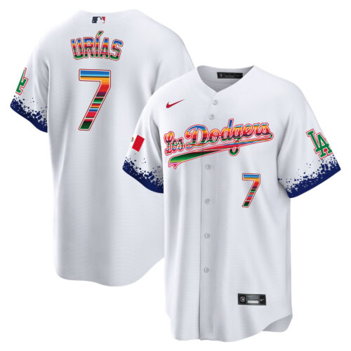 Men's Los Angeles Dodgers Mexico Cool Base City Connect Limited Jersey - All Stitched