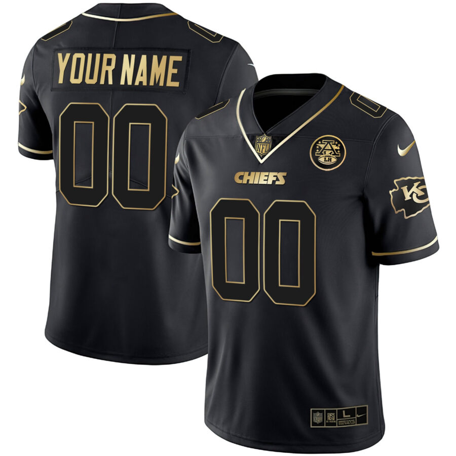 Kansas City Chiefs Custom Name & Number Jersey - All Stitched